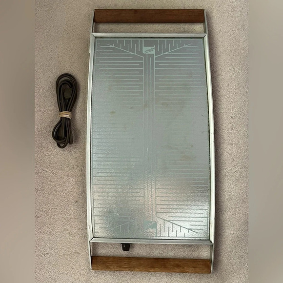 Vintage Salton Hotray Warming Tray-Vtg-70s-Retro-Kitchen Hot Plate-Potluck-WORKS - Picture 13 of 15